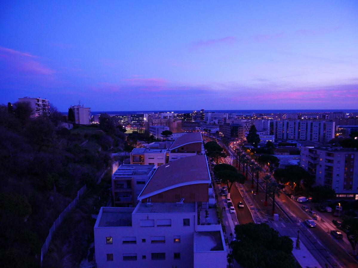Appartement Rooftop 8 Personnes Grande Terrasse Avec Parking Quartier Aeroport ניס מראה חיצוני תמונה